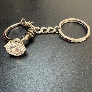 Keychain with like Dimond stone - cute!